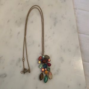 Jcrew multicolored stone necklace